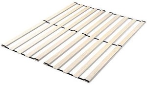 lot 35437 image: Zinus Adrianne Solid Wood Vertical Bed Support Slats  Bunkie Board, Queen