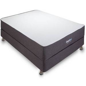 lot 35439 image: Classic Brands Cool Gel Ventilated Gel Memory Foam 10-Inch Mattress , Twin, White