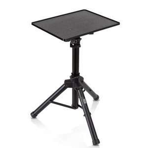 lot 35486 image: PYLE PLPTS2 - Universal Device Stand - Height Adjustable Tripod Mount (For Laptop, Notebook, Mixer, DJ Equipment)