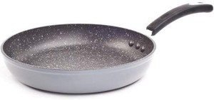 lot 37516 image: Ozeri ZP3-20 8 Stone Earth Frying Pan with 100%APEO & PFOA-Free Stone Derived Non-Stick Coating from Germany,8 inch Granite Gray