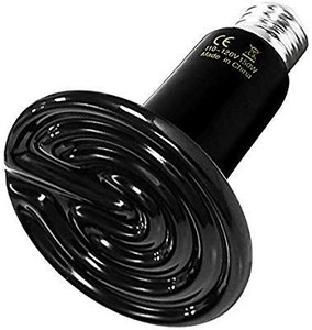 lot 37547 image: Simple Deluxe 150W Ceramic Heat Emmiter Reptile Heat Lamp Bulb No Light Emmiting Brooder Coop Heater for Amphibian Pet & Incubating Chicken