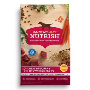 lot 35935 image: Rachael Ray Nutrish Real Beef and Brown Rice Recipe Flavor Dry Dog Food - 40lb bag