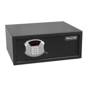 lot 35964 image: Home Safe Laptop Safe Honeywell Laptop Steel Security Safe - Black (5105)