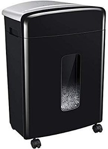 lot 35981 image: Bonsaii 16-Sheet Micro-Cut PaperCDCredit Card Shredder, 20 Minutes Running Time, 60 dB Low Operation Noise, 6.6 Gallons Basket and 4 Casters (C222-B)