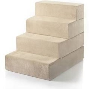 lot 36648 image: Zinus Small 3-step Comfort Pet Stairspet Ramppet Ladder, Small Best Free