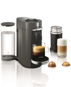 lot 36659 image: Nespresso by DeLonghi Vertuo Plus Deluxe Coffee & Espresso Maker with Aerocinno Frother