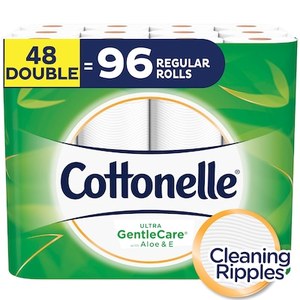 lot 36705 image: Cottonelle Ultra Gentle Care Toilet Paper (48 Double Rolls)
