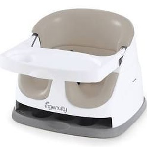 lot 36814 image: Ingenuity Baby Base 2-in-1 Seat - Slate - Booster Feeding Seat