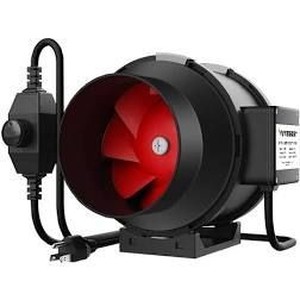lot 36840 image: VivoSun Inline Duct Fan w Variable Speed Controller