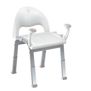 lot 36868 image: Moen DN7100 Home Care Shower Chair, Glacier