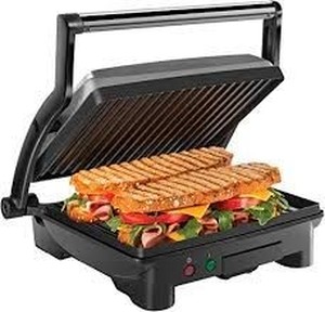 lot 36890 image: Chefman Panini Press Grill And Gourmet Sandwich Maker, Non-stick Coated Plates