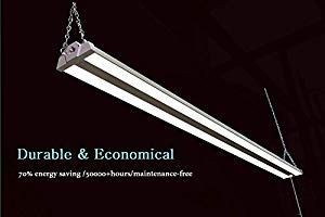 lot 38006 image: LEVE 48 Led Shop Light Linkable for Garage Double Integrated 40W 4000 Lumens 5000K Daylight Led Tube Lighting Fixture