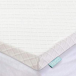 lot 38025 image: RECCI 3-Inch Memory Foam Mattress Topper Full