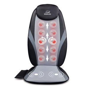 lot 38051 image: Snailax Shiatsu Massage Cushion with Heat Massage Chair Pad Kneading Back Massager for Home Office Seat use SL-256