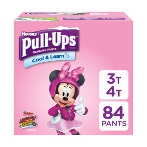lot 36904 image: Pull-Ups Girls Cool & Learn Training Pants, Size 3T-4T, 84 Count