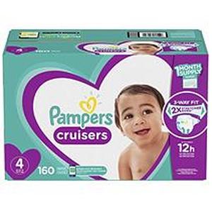 lot 36928 image: Pampers Cruisers Disposable Diapers One Month Supply - Size 4 (160ct)