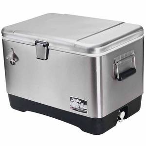 lot 30263 image: Igloo Stainless Steel 54-Qt Cooler