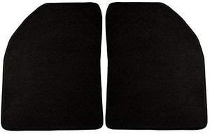 lot 30274 image: Coverking Custom Fit Front Floor Mats for Select Dodge Grand Caravan Models - Nylon Carpet (Black)