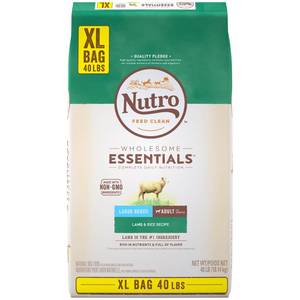 lot 30282 image: Nutro Large Breed Food 40lbs