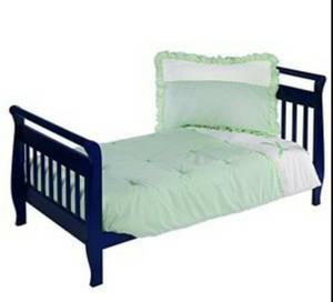 lot 39186 image: NEW Baby Doll Regal Toddler Bedding Set Mint