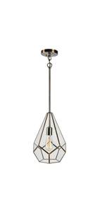 lot 39193 image: Kenroy Home 93891BAM Gemma Pendant Light, Clear