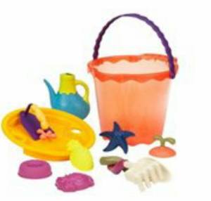 lot 39200 image: B. Toys Papaya Bucket Set Multi-colour