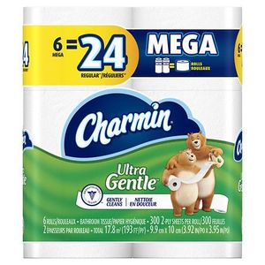 lot 39271 image: Charmin - Sensitive Bathroom Tissue Paper 6.00 ct