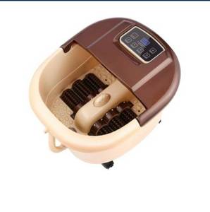 lot 39435 image: 7colo Foot Spa Bath Massager Automatic Massage Rollers Heat Temperature with Wheels