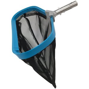 lot 39494 image: Pro HD 19 Swimming Pool Leaf Skimmer Rake Strong Aluminum Handle Deep Net Bag