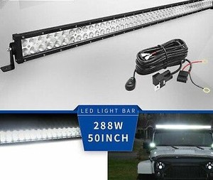 lot 36210 image: LED Light Bar 50inch 288w LED Straight Light Bar Truck 4WD SUV ATV