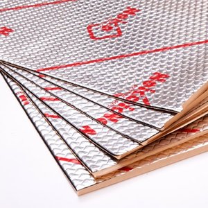 lot 36241 image: Noico 50 mil 50 sqft car Sound deadening mat, butyl automotive Sound Deadener, audio Noise Insulation and dampening (pack of 12 sheets, total 50 square feet, 0.05 inch thickness)