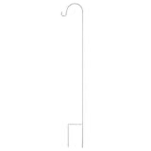 lot 36259 image: GrayBunny GB-6823 Shepherd Hook, 35 Inch, White, Premium Extra Thick 6.4mm Diameter Rust Resistant Steel Hooks