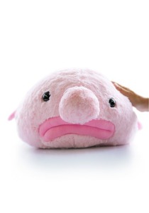 lot 36313 image: Large Stuffed Blobfish Soft Plush Cushion Cuddly Toy Doll