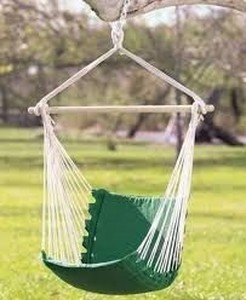 lot 36379 image: Hammock Chair Hanging Rope, Green