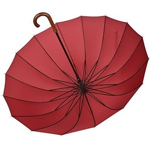 lot 36391 image: Agree 55 Inch Classic Open Durable Red Umbrella
