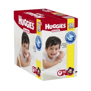 lot 36440 image: Huggies Snug & Dry Diapers - Size 4 (184ct)