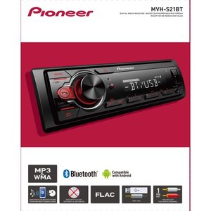 lot 36468 image: Pioneer MVH-S21BT Digital Media Receiver, Single DIN, In-Dash