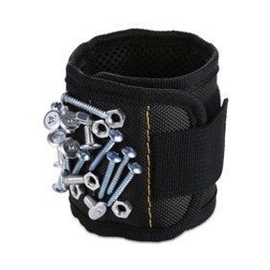 lot 36495 image: Magnetic Wristband With Strong Magnets and Adjustable Straps to Hold Tools, Screws, Drills, Bolts. By Double Sun Products