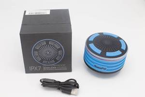 lot 36496 image: Portable Wireless Bluetooth Speakers IPX7 Waterproof Hd Sound  Led Lights Blue
