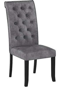 lot 43510 image: Harper Bright Design Tufted Armless Upholstered Accent Chair Set of 2 (Grey), Gray