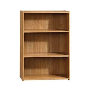 lot 43511 image: Sauder Beginnings 3-Shelf Bookcase, Highland Oak finish