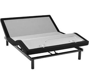 lot 43520 image: Electric Bed Frame Adjustable Base And 12 Mattress Remote Medical Queen Size