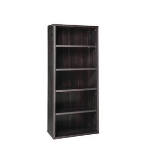 lot 43537 image: ClosetMaid 13508 Decorative 5-Shelf Unit, Black Walnut