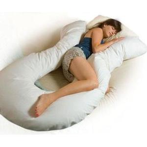 lot 43544 image: Moonlight Slumber - Comfort U Total Body Support Pillow - White (Full Size)