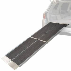 lot 43560 image: ORFORD Utility Mobility Access Non Skid Folding Wheelchair Ramp (Non-Skid 6FT)