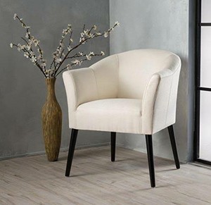lot 43569 image: Christopher Knight Home 299469 Cosette Arm Chair, Creme
