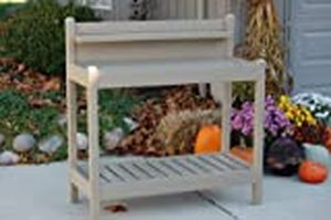 lot 43589 image: Dura-Trel 11203M Greenfield Potting Bench, Mocha