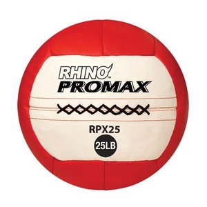 lot 43643 image: Champion Sports RPX25 Rhino Promax Slam Balls, 25 lb, Soft Shell with Non-Slip Grip for Crossfit, Plyometrics & Cross Training