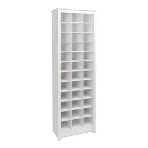 lot 43644 image: Prepac Shoe Storage Cabinet, 36 Pair Rack, White