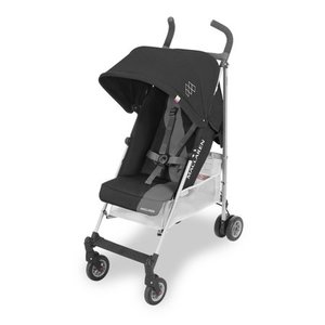 lot 43645 image: Maclaren Triumph Stroller- Lightweight, sporty, carries up to 55lb. Extendable UPF50 waterproof hood, reclining washable padded seat, 4-wheel suspension. Raincover included